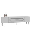 TV Stand Dekop3 - White, Silver White
Silver