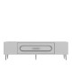 TV Stand Dekop3 - White, Silver White
Silver