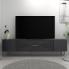 TV Stand Dekol1 - Anthracite, Gold Anthracite
Gold