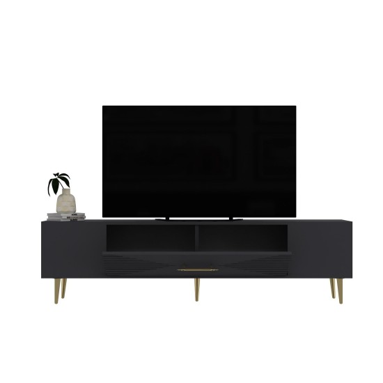 TV Stand Dekol1 - Anthracite, Gold Anthracite
Gold TV Stand Dekol1 - Anthracite, Gold Anthracite
Gold