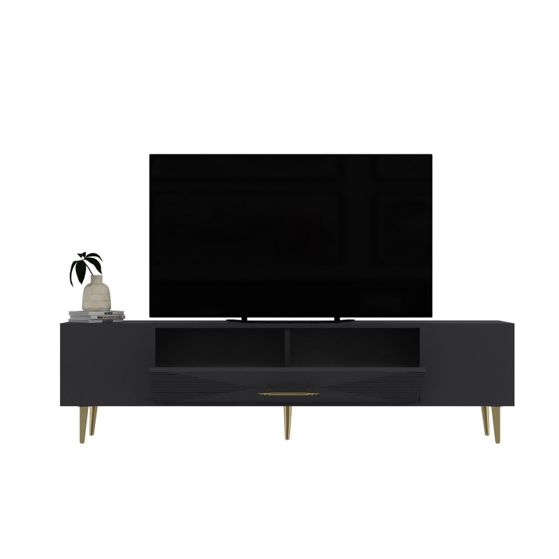 TV Stand Dekol1 - Anthracite, Gold Anthracite
Gold