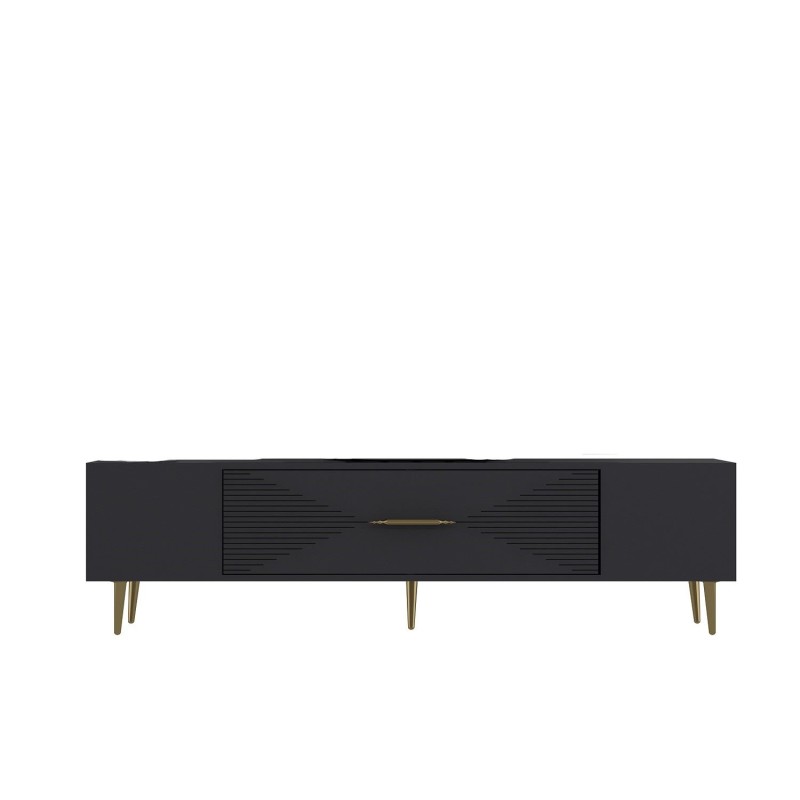 TV Stand Dekol1 - Anthracite, Gold Anthracite
Gold