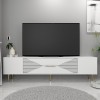 TV Stand Dekol1 - White, Gold White
Gold