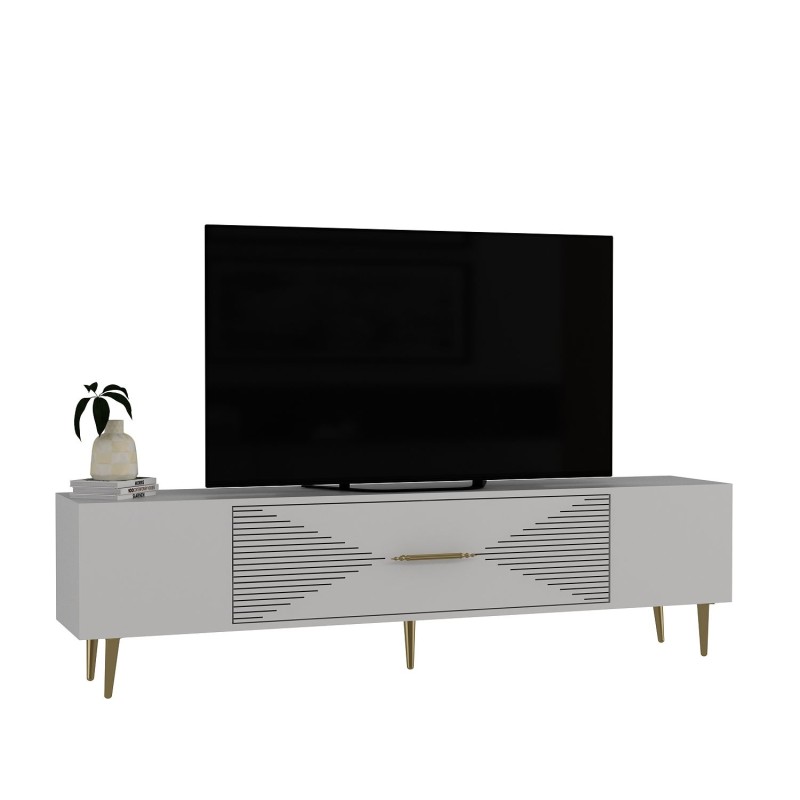TV Stand Dekol1 - White, Gold White
Gold