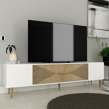 TV Stand Dekol1 - White, Sapphire Oak, Gold Sapphire Oak
White
Gold