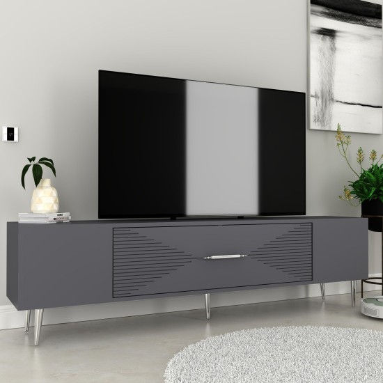 TV Stand Dekol1 - Anthracite, Silver Anthracite
Silver TV Stand Dekol1 - Anthracite, Silver Anthracite
Silver