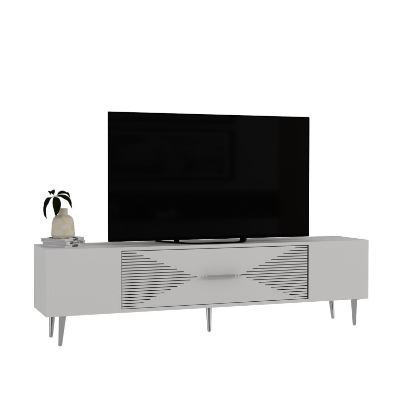 TV Stand Dekol1 - White, Silver White
Silver