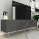 TV Stand Dekol2 - Anthracite, Gold Anthracite
Gold