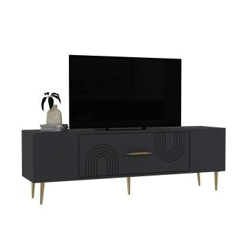 TV Stand Dekol2 - Anthracite, Gold Anthracite
Gold