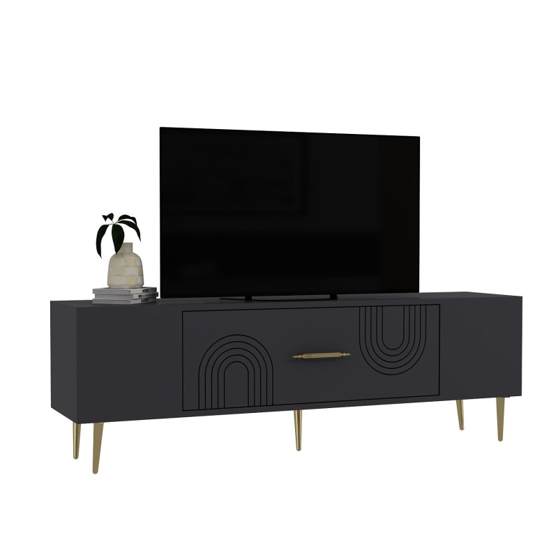 TV Stand Dekol2 - Anthracite, Gold Anthracite
Gold