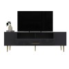 TV Stand Dekol2 - Anthracite, Gold Anthracite
Gold