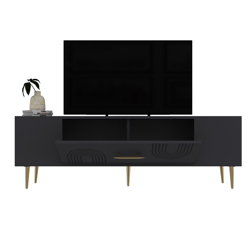 TV Stand Dekol2 - Anthracite, Gold Anthracite
Gold