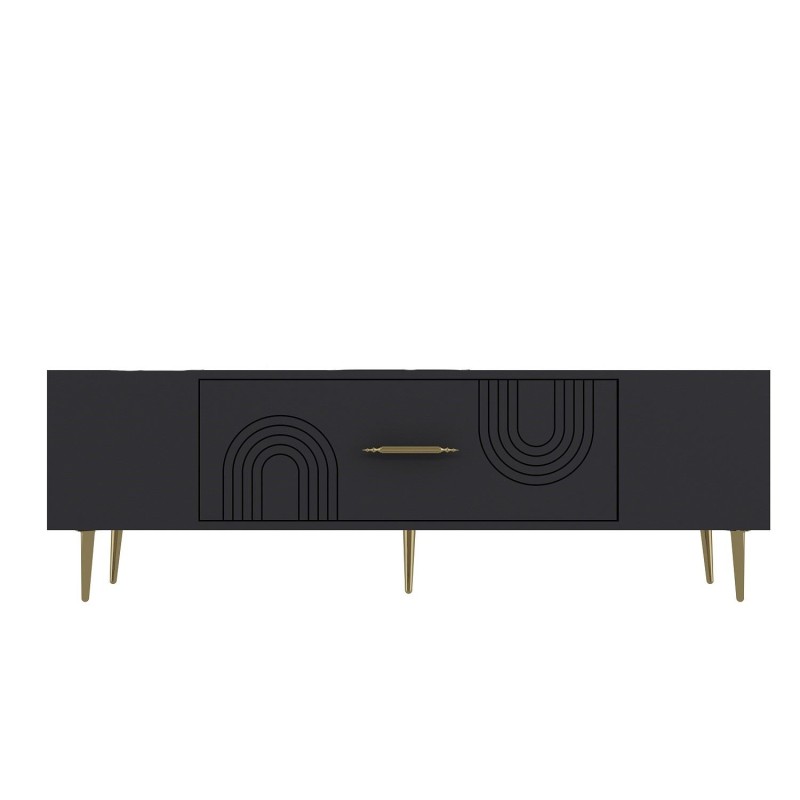 TV Stand Dekol2 - Anthracite, Gold Anthracite
Gold