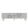 TV Stand Dekol2 - White, Gold White
Gold