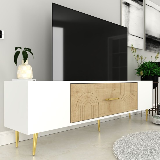 TV Stand Dekol2 - White, Sapphire Oak, Gold Sapphire Oak
White
Gold TV Stand Dekol2 - White, Sapphire Oak, Gold Sapphire Oak
White
Gold