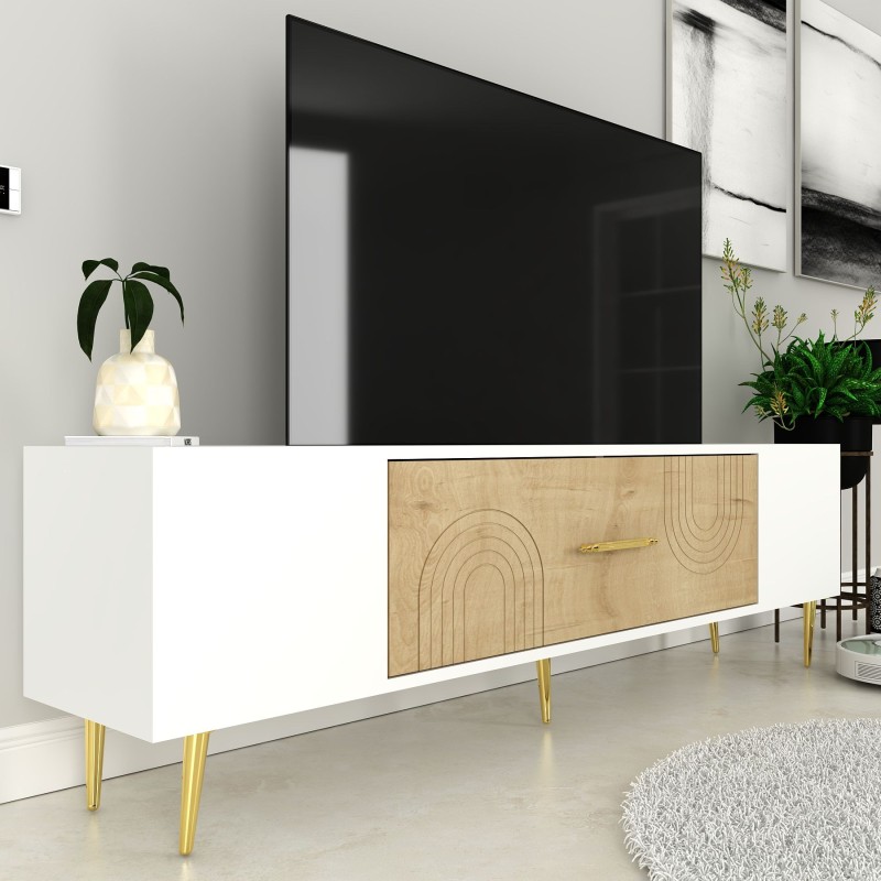 TV Stand Dekol2 - White, Sapphire Oak, Gold Sapphire Oak
White
Gold