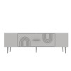 TV Stand Dekol2 - White, Silver White
Silver