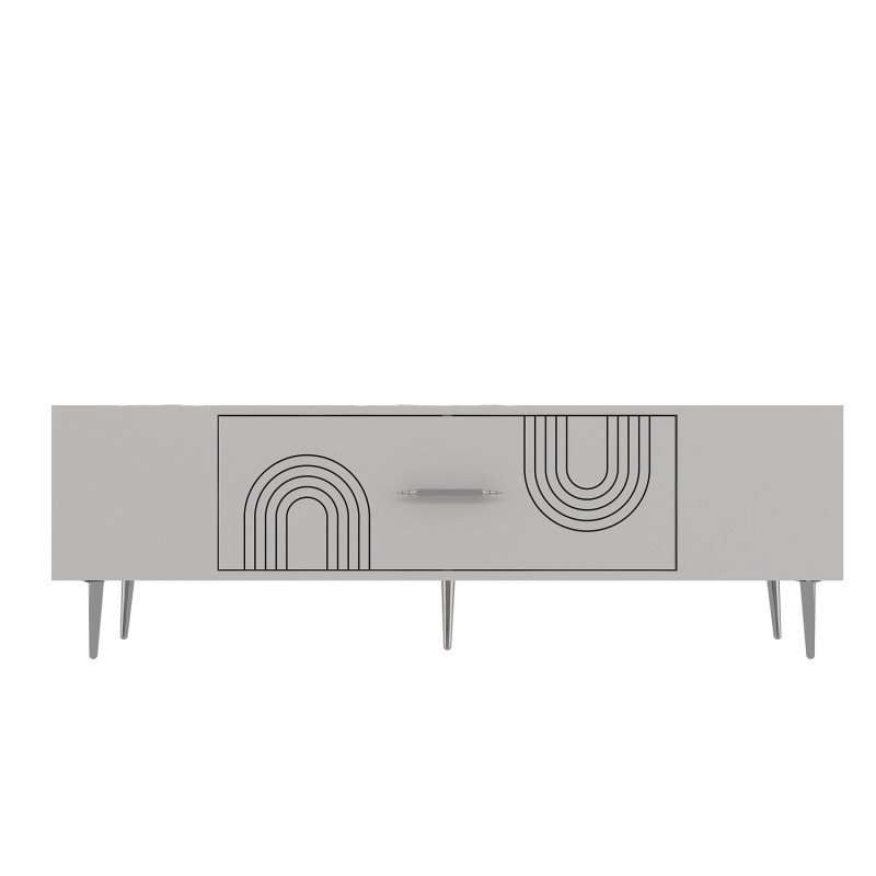 TV Stand Dekol2 - White, Silver White
Silver