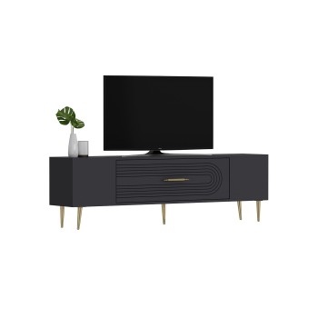 TV Stand Dekol3 - Anthracite, Gold Anthracite
Gold
