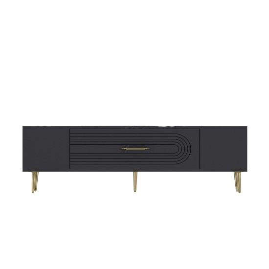 TV Stand Dekol3 - Anthracite, Gold Anthracite
Gold TV Stand Dekol3 - Anthracite, Gold Anthracite
Gold