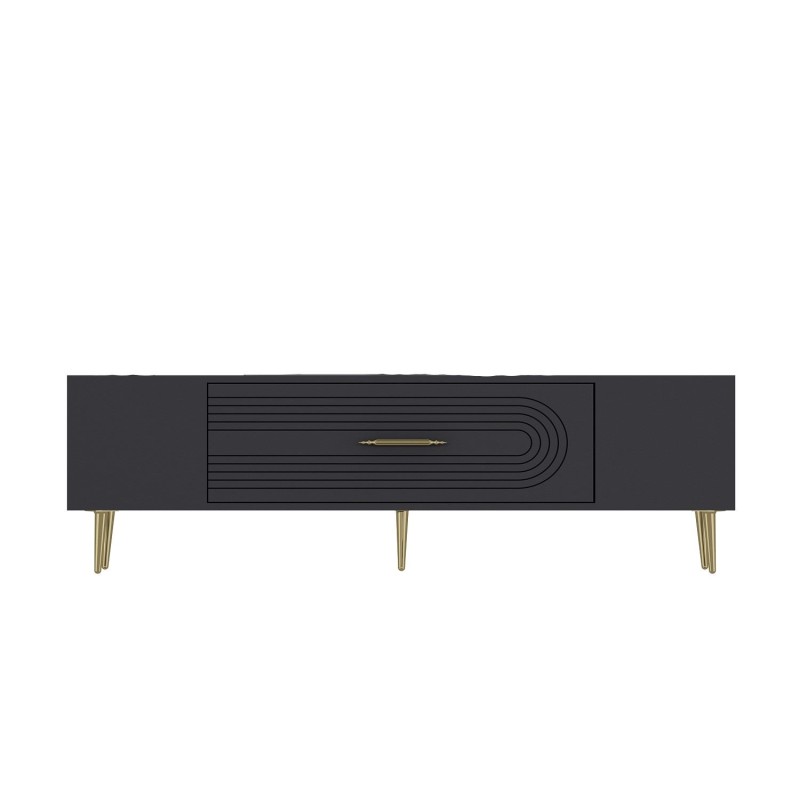 TV Stand Dekol3 - Anthracite, Gold Anthracite
Gold