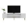 TV Stand Dekol3 - White, Gold White
Gold