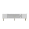 TV Stand Dekol3 - White, Gold White
Gold