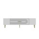 TV Stand Dekol3 - White, Gold White
Gold