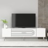 TV Stand Dekol3 - White, Silver White
Silver