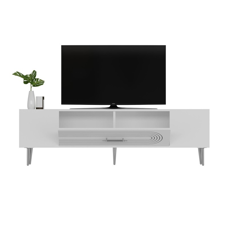 TV Stand Dekol3 - White, Silver White
Silver