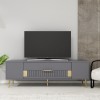 TV Stand Dekolp4 - Anthracite, Gold Anthracite
Gold