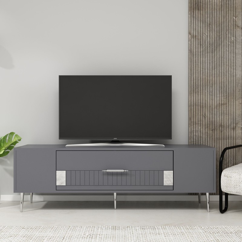 TV Stand Dekolp4 - Anthracite, Silver Anthracite
Silver