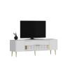 TV Stand Dekolp4 - White, Gold White
Gold
