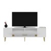 TV Stand Dekolp4 - White, Gold White
Gold
