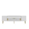 TV Stand Dekolp4 - White, Gold White
Gold