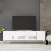 TV Stand Dekolp4 - White, Silver White
Silver