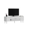 TV Stand Dekolp4 - White, Silver White
Silver