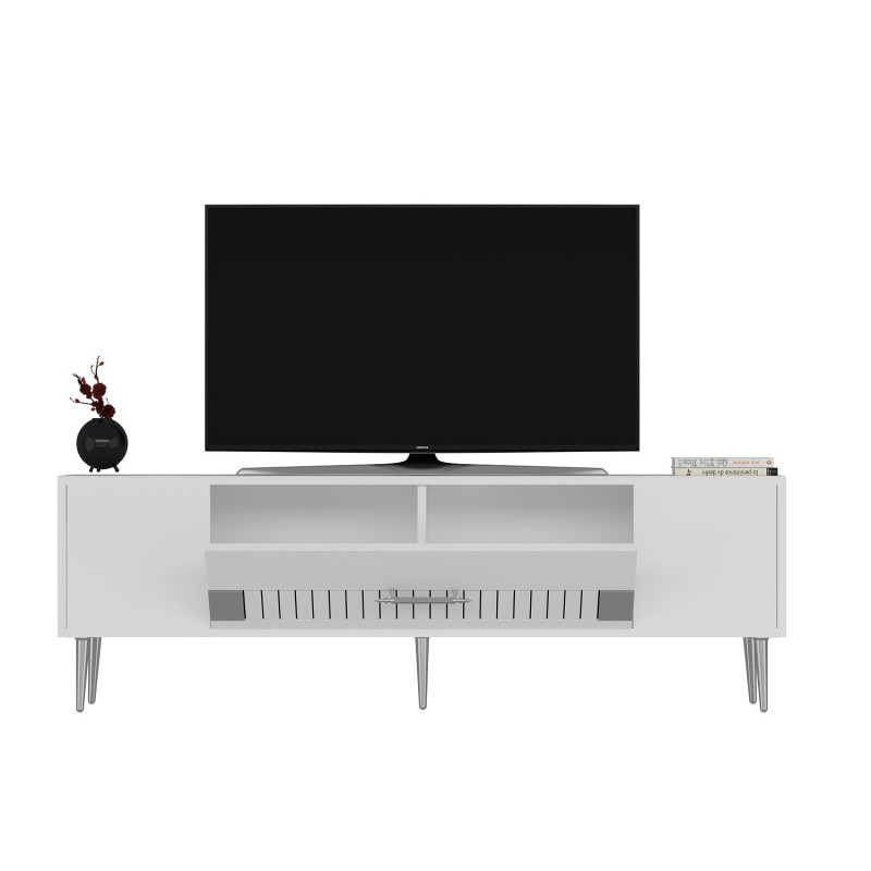 TV Stand Dekolp4 - White, Silver White
Silver