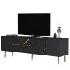 TV Stand Dekolp5 - Anthracite, Gold Anthracite
Gold