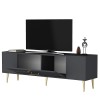 TV Stand Dekolp5 - Anthracite, Gold Anthracite
Gold