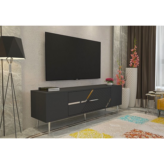 TV Stand Dekolp5 - Anthracite, Silver Anthracite
Silver TV Stand Dekolp5 - Anthracite, Silver Anthracite
Silver