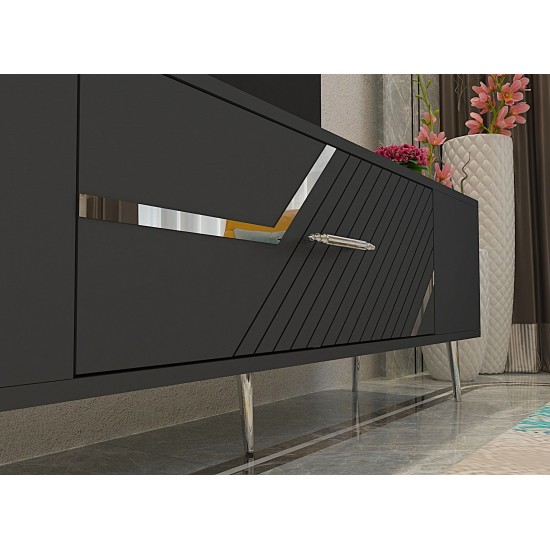 TV Stand Dekolp5 - Anthracite, Silver Anthracite
Silver TV Stand Dekolp5 - Anthracite, Silver Anthracite
Silver