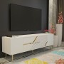 TV Stand Dekolp5 - White, Gold White
Gold