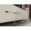 TV Stand Dekolp5 - White, Gold White
Gold