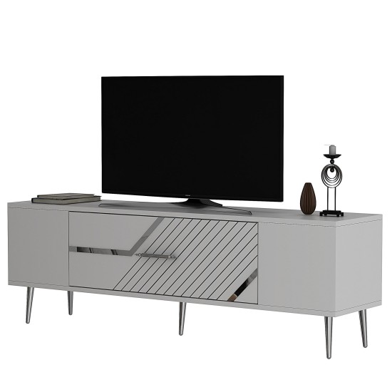 TV Stand Dekolp5 - White, Silver White
Silver TV Stand Dekolp5 - White, Silver White
Silver