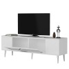 TV Stand Dekolp5 - White, Silver White
Silver