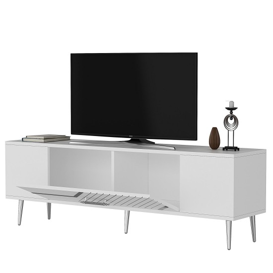 TV Stand Dekolp5 - White, Silver White
Silver TV Stand Dekolp5 - White, Silver White
Silver
