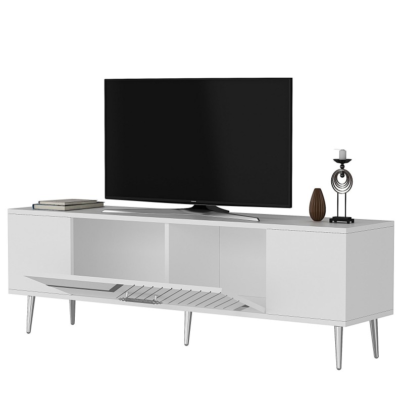 TV Stand Dekolp5 - White, Silver White
Silver