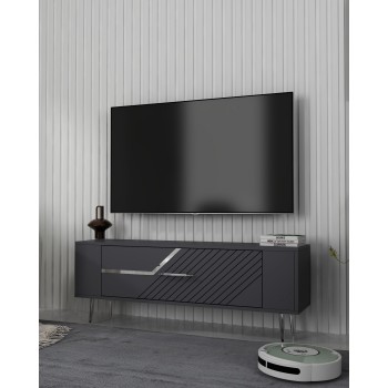 TV Stand Retrolp5 - Anthracite, Silver Anthracite
Silver