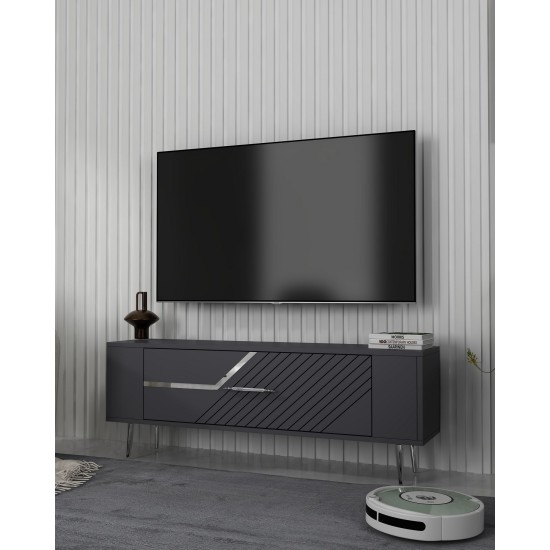 TV Stand Retrolp5 - Anthracite, Silver Anthracite
Silver TV Stand Retrolp5 - Anthracite, Silver Anthracite
Silver